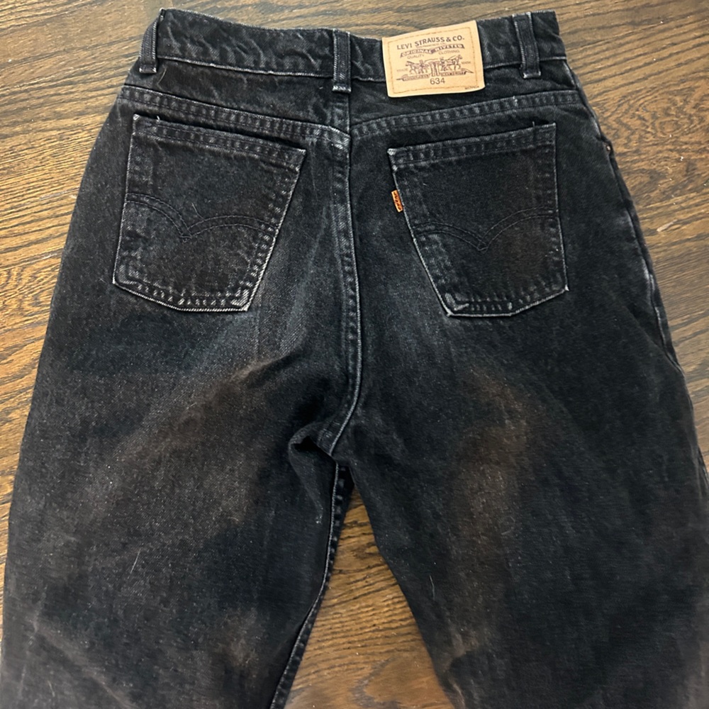 Vintage Levi’s 1960 Black Wash Jeans